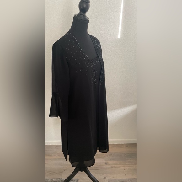 🌸 Positive Attitide Black Dress 2Pc Set - Picture 5 of 10